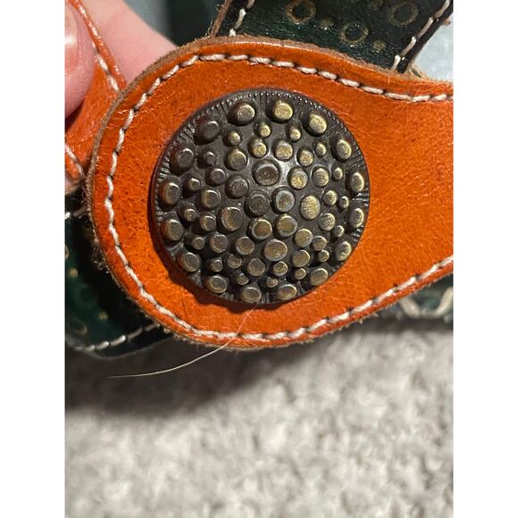 L'Artiste Spring Step Dreamer -N Sandals Womens EU 42 / US 10.5-11 Leather Green - Picture 8 of 16